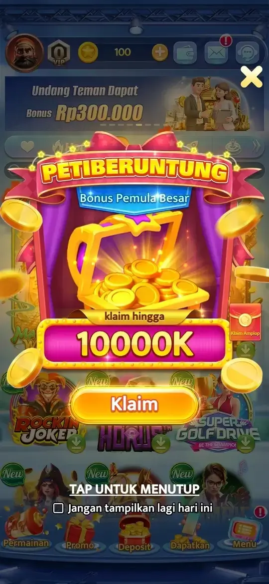Peti Beruntung 68IDN dengan hadiah koin